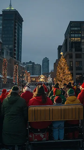 Christmas in the Canadian Snow