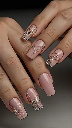 Crown Jewel Prom Mani