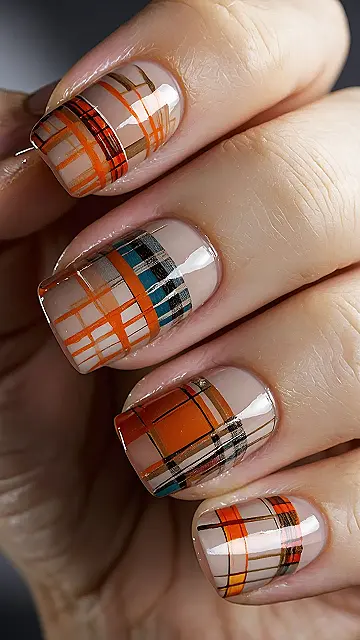 Plaid Power Mani