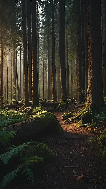 Sunbeams Through the Giant’s Crown