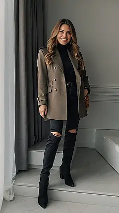 Chic and Ripped:  A Fashionable Look for Any Occasion