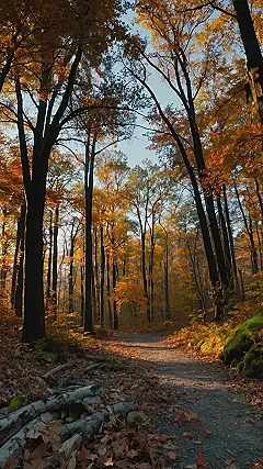 Autumn’s Golden Path