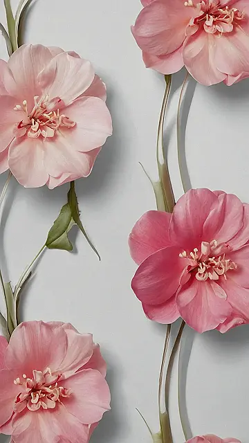 Pink Power:  Flowers that Know How to Pose