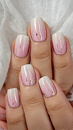 Melon & Blush Nails