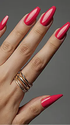 Sun-Kissed Pink Nails