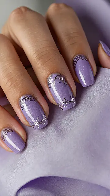 Lavender Luxe Mani