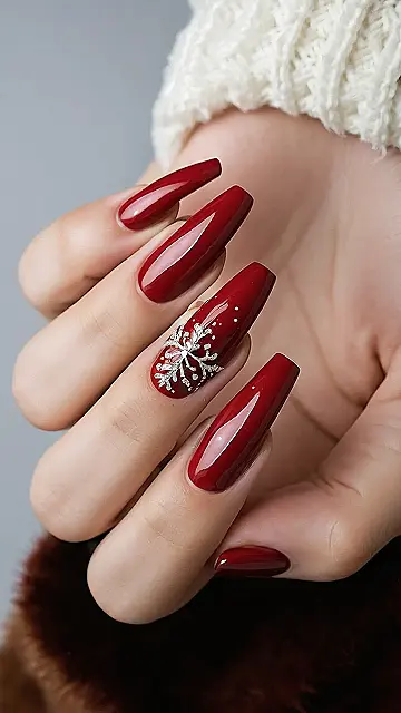 Classy Christmas Nails
