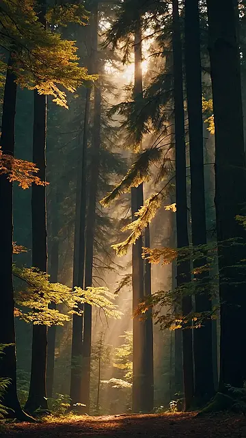 Sunbeams and Shady Trees