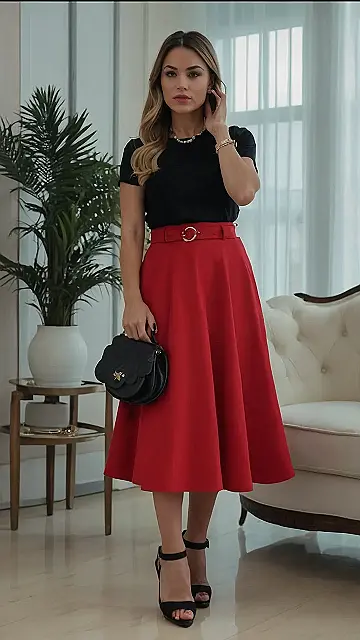 Red Hot Chic: Casual Classy Looks for the Win!