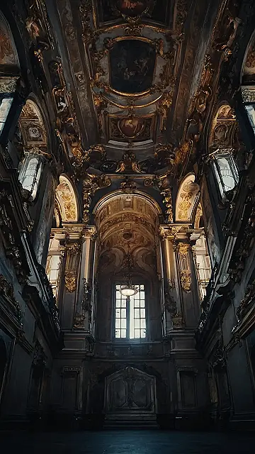 A Golden Ceiling and a Mysterious Window