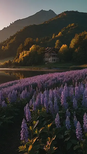 Purple Paradise: A House with a View: