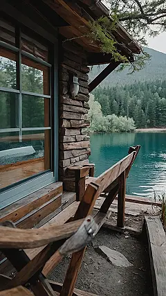 Dreamy Cloudy Skies Reflecting on Calm Waters for Contemplation