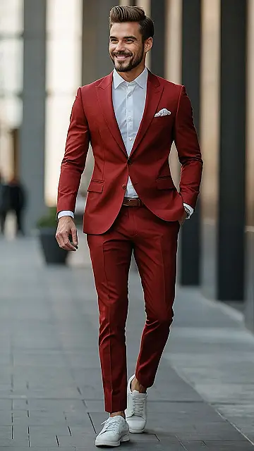 Suave in Scarlet