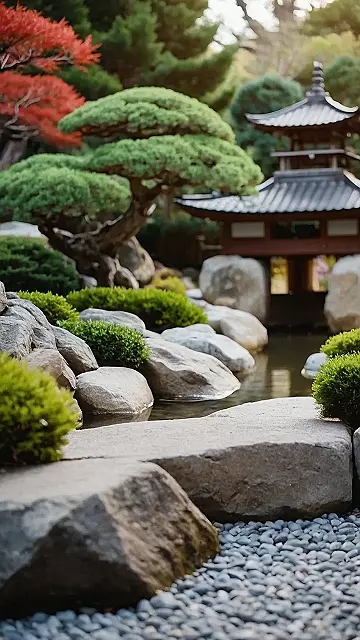 Stone Whispers: Zen’s Embrace