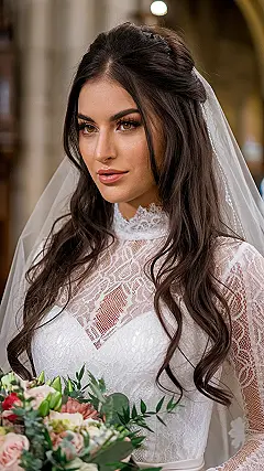 Gorgeous Bridal Hair: Layered & Chic