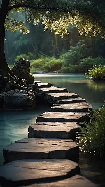 Tranquil Treads Tapestry