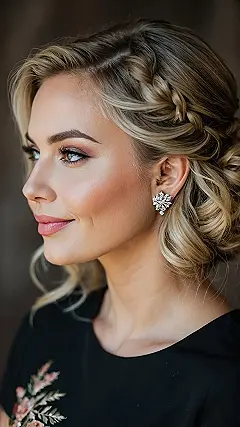 No Drama Strands: Mid-Length Bridesmaid Bliss