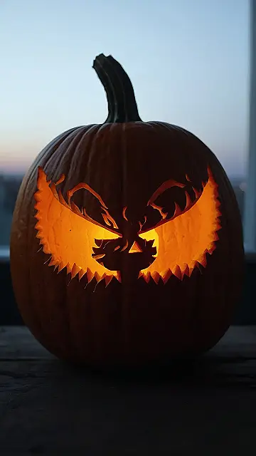 Pumpkin Glee: The Glowing Grin