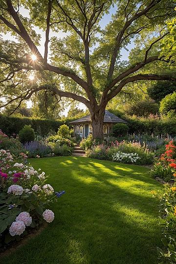 A Symphony of Green: The Majestic Cottage Garden Overview