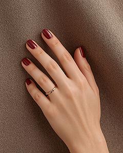 Chic Valentine’s Nails: Romantic Short Designs