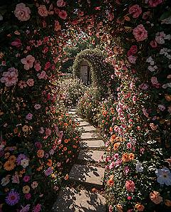 Enchanting Wildflower Fairy Garden Path for a Magical Backyard