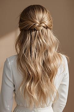 Elegant Half-Up Bridal Hairstyles: Your Dream Wedding Hair