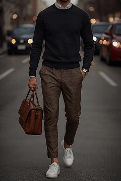 Stylish Fall Work Outfits for Men: Smart Casual Elegance
