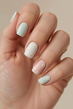 Fresh Daisy Nail Designs for Spring & Summer Bliss