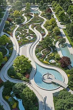 Modern Sensory Garden Master Plan: Innovative Landscape Design 2024