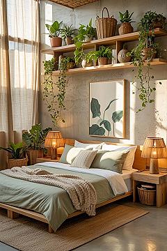 Sage Green Serenity: Aesthetic Nature-Inspired Bedroom Retreats