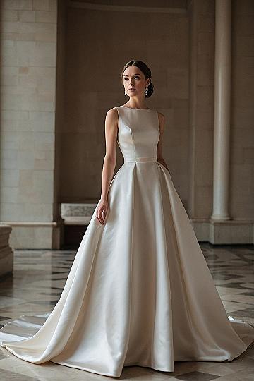 Smooth Satin Drapes in the Light