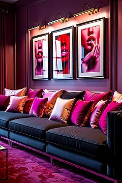 Dreamy Pink Apartment Goals: Cozy & Girly Living Room Inspiration
