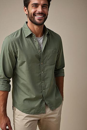 Styling A Pastel Green Shirt For Casual Men Outfits