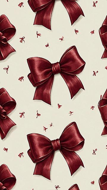 Red Satin Bow Wallpaper Ideas For Your iPhone Screen