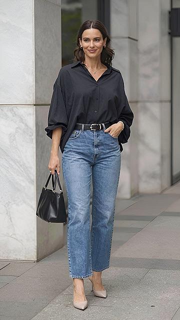 Styling A Simple Button Down Shirt With Denim