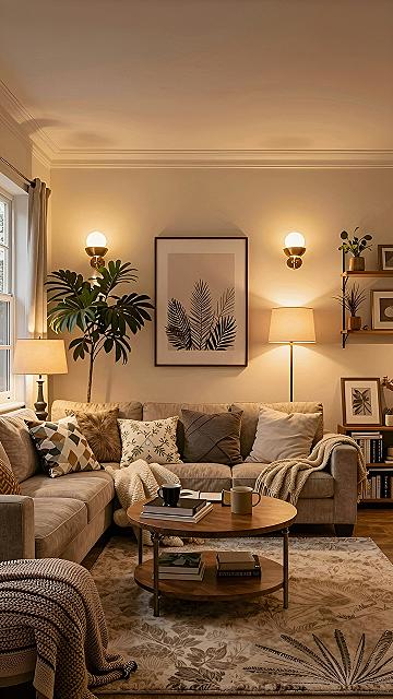 Using Wall Sconces for Ambient Living Room Lighting