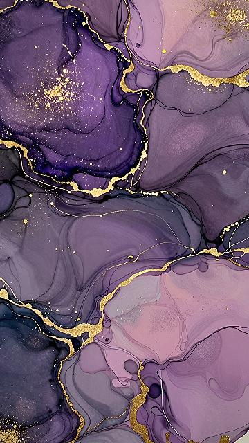 Styling Your Phone With Purple Marble Wallpaper