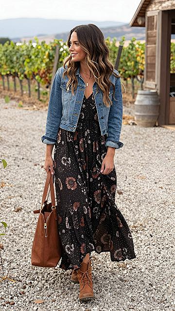 Pairing Denim Jackets With Casual Outdoor Wedding Attire