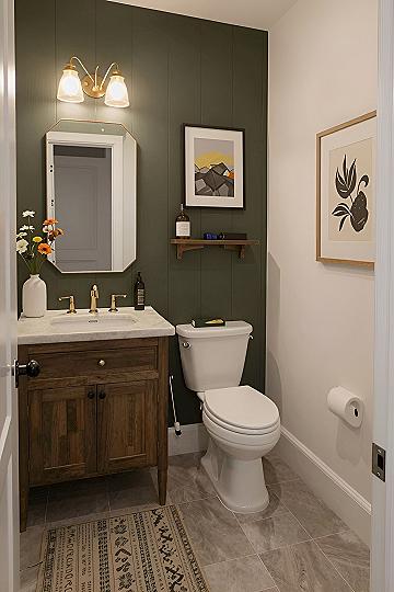 Adding Vertical Wood Paneling for an Earthy Accent Wall
