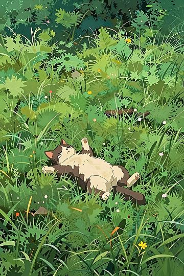 Bringing Sleepy Animal Anime Scenery Into Your Room