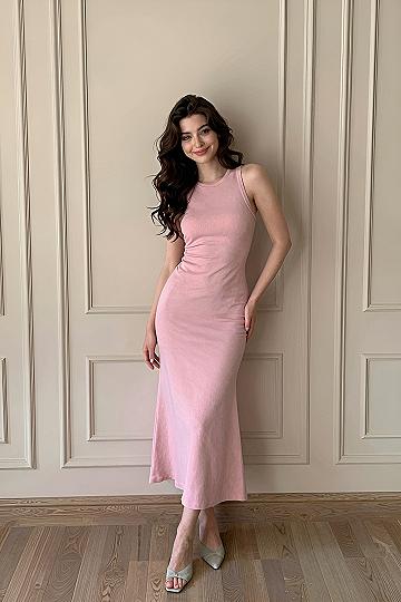 Styling a Casual Ribbed Tank Maxi Dress for Spring