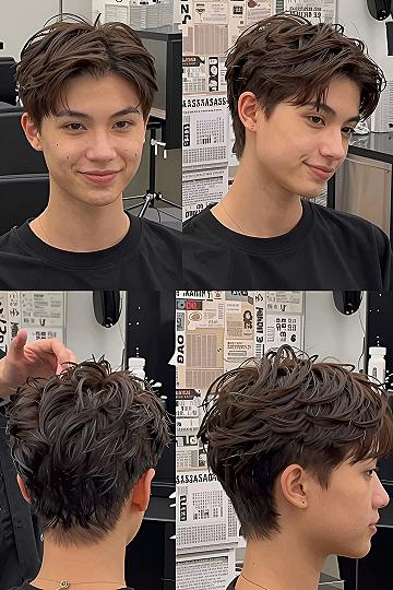 Understanding the Textured Middle Part Pixie Cut