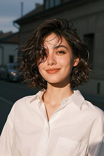 Understanding the Tousled Honey Brown French Bob