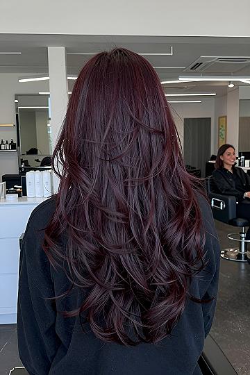 Rich Burgundy Cherry Cola Layers