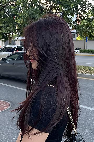 Understanding Deep Plum Tones For Dark Hair