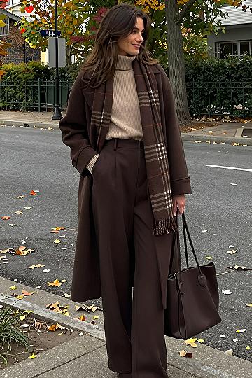 Styling Wool Trousers And Long Coats For Autumn