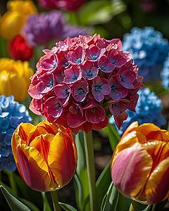 The Intricate Dance of Blooms: A Close-Up View