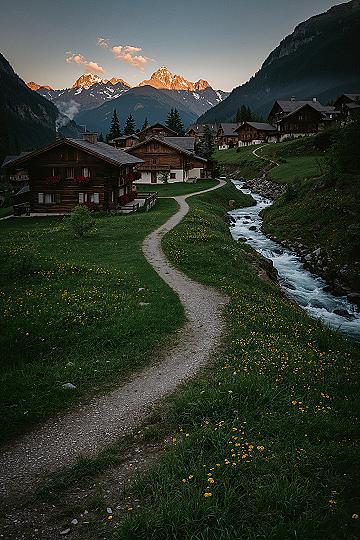 Enchanting Swiss Village: Your Next Picturesque Mountain Getaway