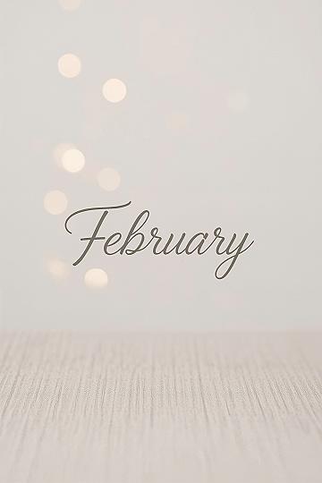 Aesthetic February White Backgrounds: Serene Bokeh for Your Mobile