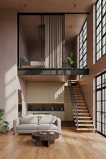 Loft Living: Smart Design for High Ceilings & Small Spaces